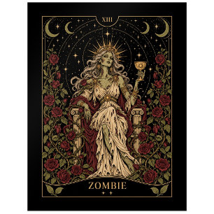 Zombie, Sternen-Tarot-Kunst Postkarte