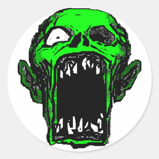 Zombie Sticker (Vorderseite)