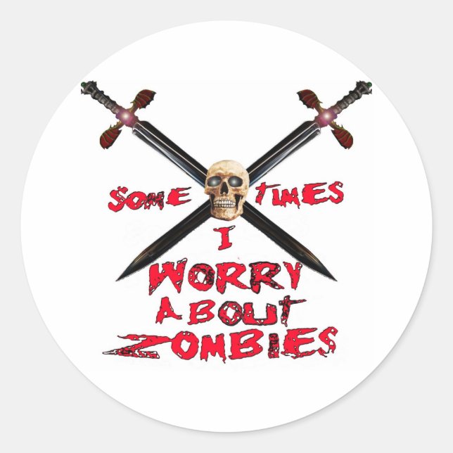 Zombie Stickers (Vorderseite)