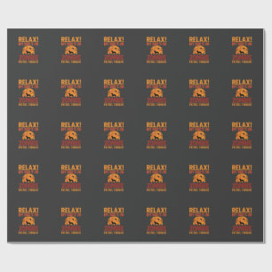 Zombie-Streifenhörnchen-Halloween Geschenkpapier