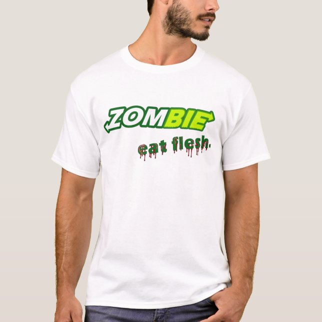 Zombie-T-Shirt T-Shirt (Vorderseite)