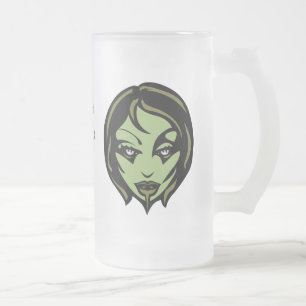 Zombie-Tasse personalisieren Halloween-Zombie-Glas Mattglas Bierglas