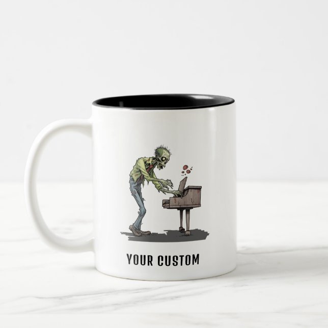 Zombie-Tasse und Cups Zweifarbige Tasse (Links)