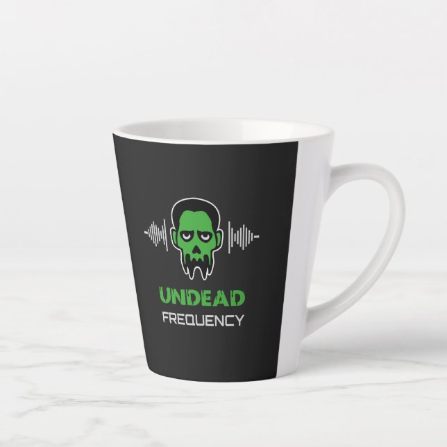 Zombie-Techno-Rave Milchtasse (Rechts)