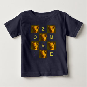 Zombie Teddy Fine Jersey Baby T - Shirt