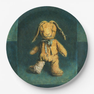 Zombie Teddy Paper Plate Pappteller