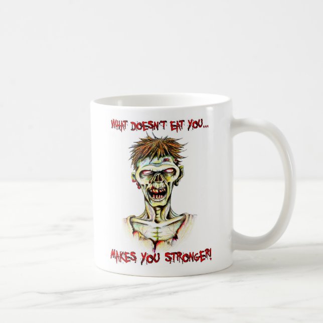 Zombie, todmüde Verzerrungen Tasse (Rechts)