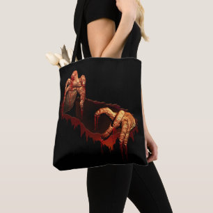 Zombie Tote Bag Halloween Gory Beängstigend Zombie