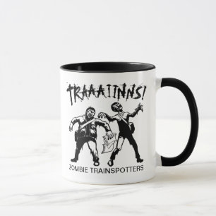 Zombie Trainspotters Tasse