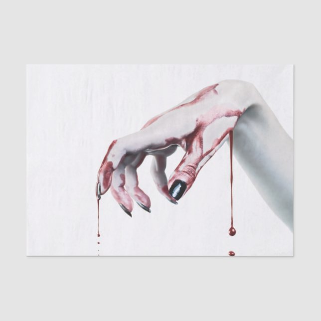 Zombie Tropfen vampire Go Seidenpapier (Vorderseite)