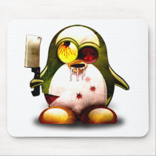 Zombie Tux (Linux Tux) Mousepad