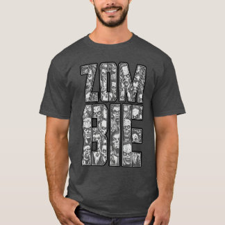 Zombie-Typen Halloween-Horror Vintage-Gothic-Pop-A T-Shirt