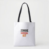 Zombie-Überlebenskit – Minimalistische Vintage-Typ