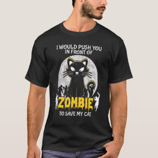 Zombie, um mein Halloween-Kätzchen zu retten T-Shirt