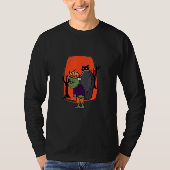 Zombie um Mitternacht T-Shirt (Vorderseite)