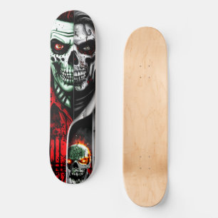 Zombie und Skull Skateboard