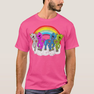 Zombie Unicorn Apokalypse Kreaturen Halloween Zomb T-Shirt