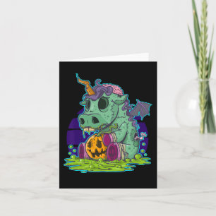 Zombie Unicorn Halloween Kostüm Ghost-Mummy Karte