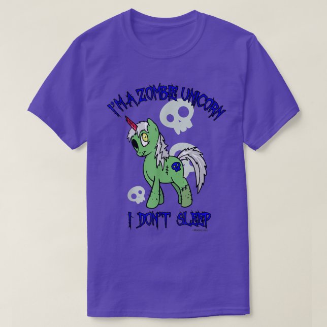 Zombie Unicorn T-Shirt (Design vorne)