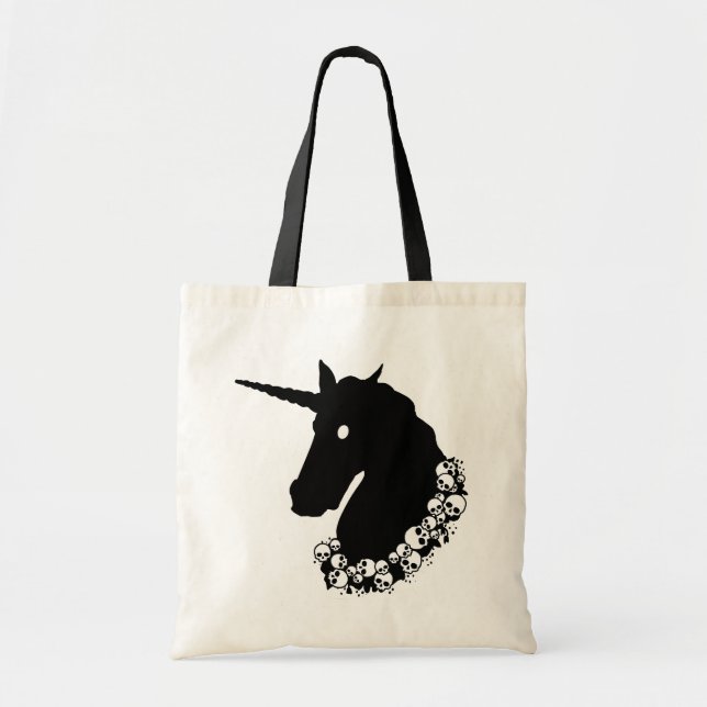 Zombie Unicorn Tragetasche (Vorne)