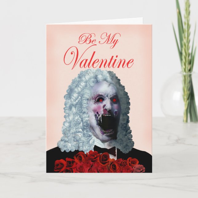 Zombie Valentine Feiertagskarte (Vorderseite)