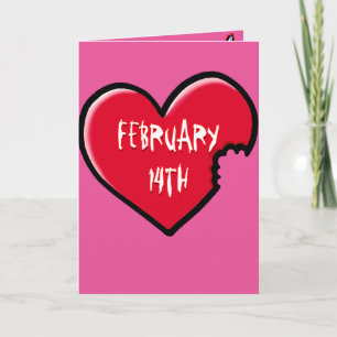 Zombie Valentine Feiertagskarte