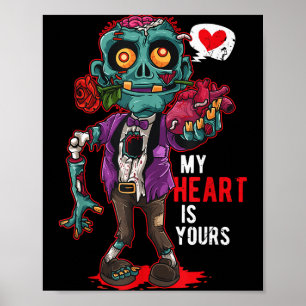 Zombie Valentine Mein Herz gehört dir Poster