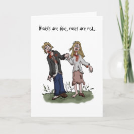 Zombie Valentine's Day Card - Liebe Card Feiertagskarte