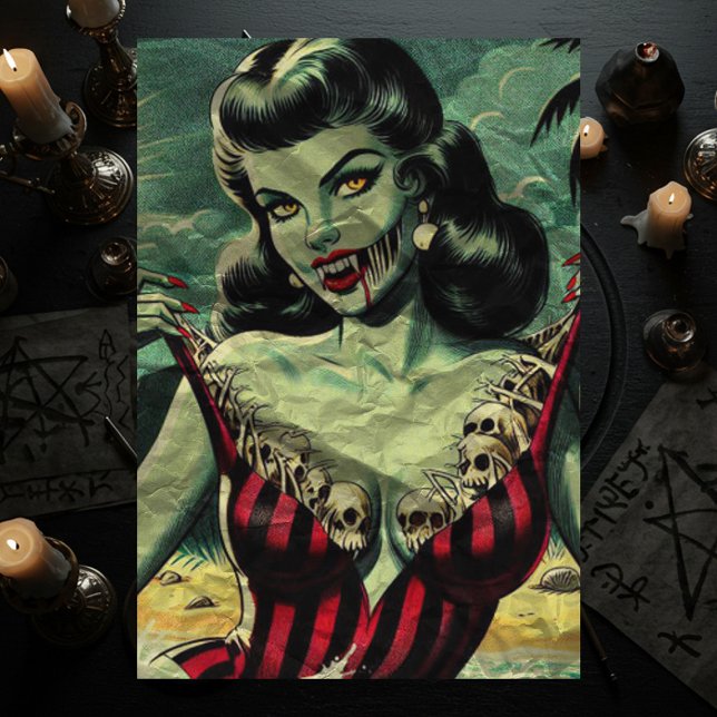Zombie Vampire Button-up Seidenpapier (Von Creator hochgeladen)