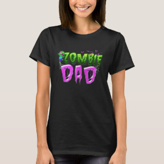 Zombie-Vater-Halloween-Kostüm für den Vater T-Shirt