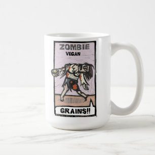Zombie vegan u. Zombie-Klempner - Schale Tasse