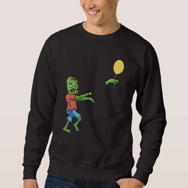 Zombie verlor seinen Luftballon Sweatshirt (Vorderseite)