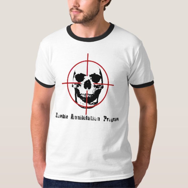 Zombie-Vernichtungs-Programm T-Shirt (Vorderseite)