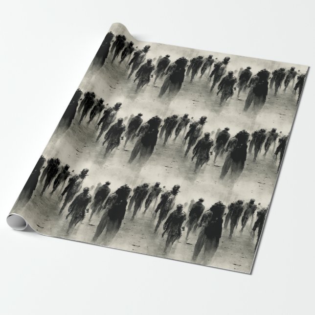 Zombie-verpackungspapier 2 geschenkpapier (Ungerollt)