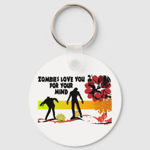 Zombie-Verstand Schlüsselanhänger