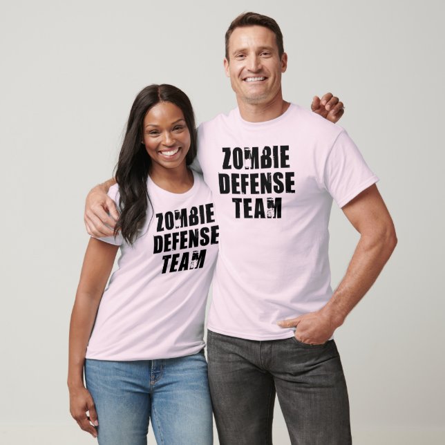 Zombie-Verteidigungsteam T-Shirt (Unisex)