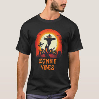 Zombie Vibes Moonlit Graveyard Beängstigend Kids B T-Shirt