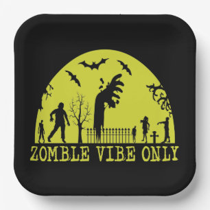 Zombie Vibes Nur Pappteller