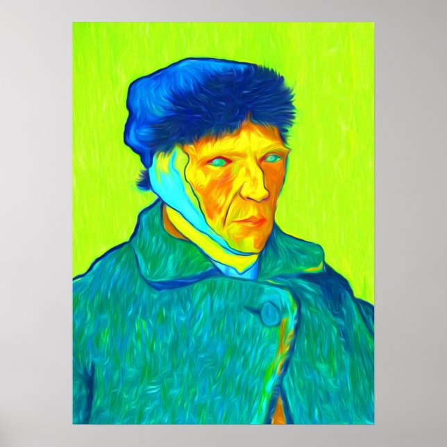 Zombie Vincent Van Gogh Poster (Vorne)