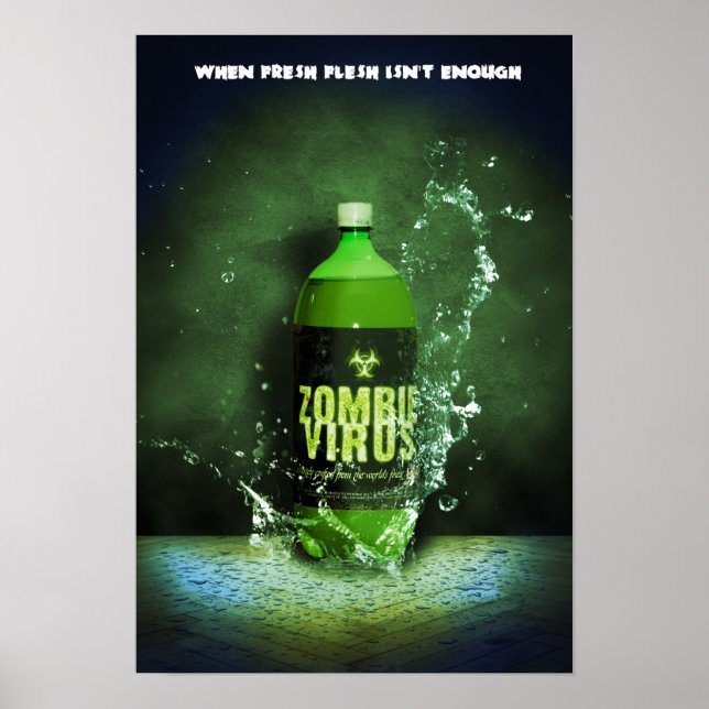 Zombie-Virus Poster (Vorne)