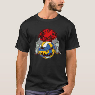 Zombie Volleyball Players Halloween Costume T-Shirt