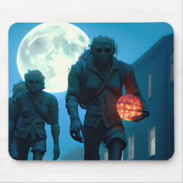 Zombie Walking Dead Horde Halloween Mousepad