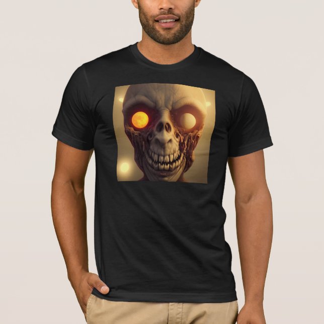 Zombie Walking Dead Horde Halloween T-Shirt (Vorderseite)
