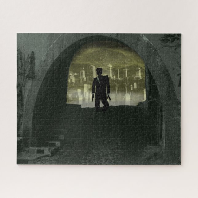 ZOMBIE WALKING IN TUNNEL by Jetpackcorps Puzzle (Horizontal)
