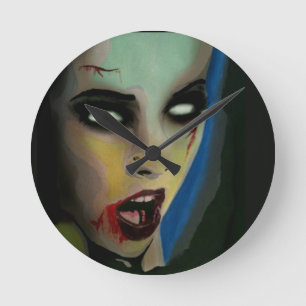 Zombie-Wanduhr Runde Wanduhr