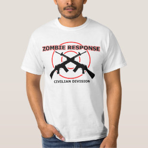 Zombie-Wartelustiger Shirt-Spaß T-Shirt