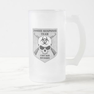Zombie-Warteteam: Chicago-Abteilung Mattglas Bierglas