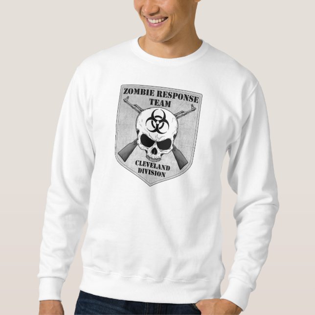 Zombie-Warteteam: Cleveland-Abteilung Sweatshirt (Vorderseite)