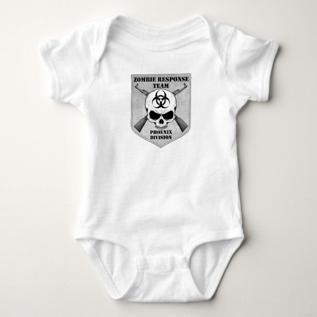 Zombie-Warteteam: Phoenix-Abteilung Baby Strampler (Vorderseite)