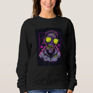 Zombie Wearing Sunglasses Premium Sweatshirt